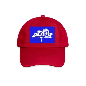 friendly 8BIT cloud - Baseballkappe - klassisch Rot - Vorne