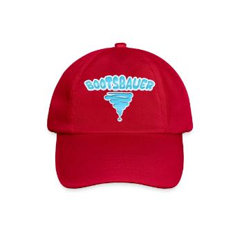 Geschenk für Bootsbauer - Baseballkappe - klassisch Rot - Vorne
