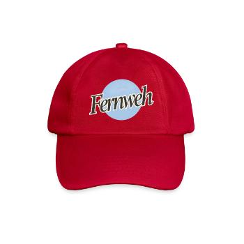 Fernweh V2 - Baseballkappe - klassisch Rot - Vorne