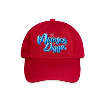 Moinsen Digga Herzdesign - Baseballkappe - klassisch Rot - Vorne