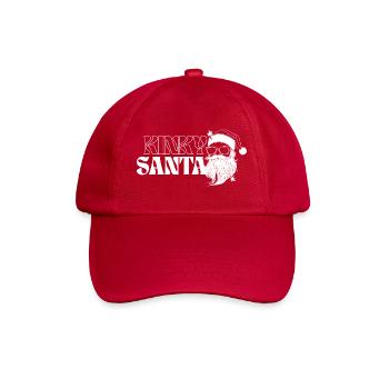 Festlicher Weihnachtsmann mit Sonnenbrille Design - Baseballkappe - klassisch Rot - Vorne