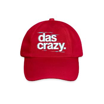 Das Crazy Jugendsprache Insider Meme Cool Verrückt - Baseballkappe - klassisch Rot - Vorne