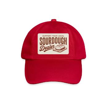 Sauerteighändler-Vintage-Abzeichen - Baseballkappe - klassisch Rot - Vorne