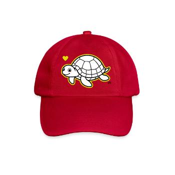 Max_the_turtle - Baseballkappe - klassisch Rot - Vorne