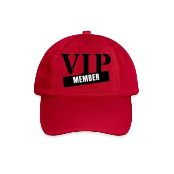 VIP Member - Very Important Person Club Party - Baseballkappe - klassisch Rot - Vorne