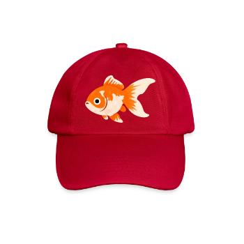 Komet-Goldfisch-Cartoon-Splash - Baseballkappe - klassisch Rot - Vorne