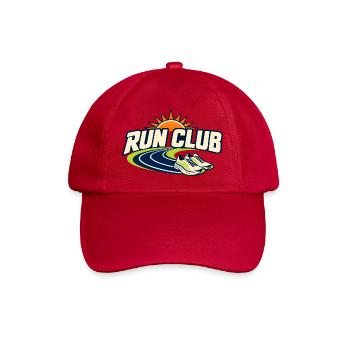 Run Club Track Sunrise - Baseballkappe - klassisch Rot - Vorne