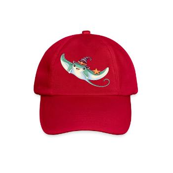 Mantarochen mit Muschelhexenhut - Baseballkappe - klassisch Rot - Vorne