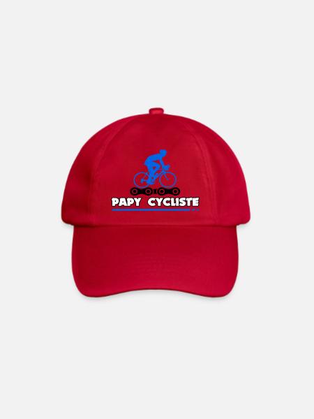 Opa Radfahrer - Baseballkappe - klassisch Rot