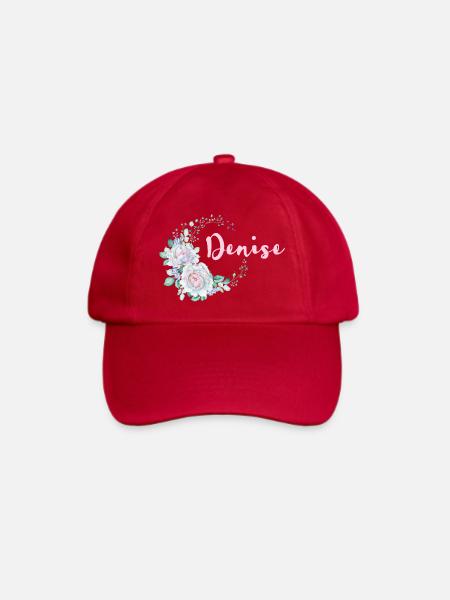 Für Denise - Baseballkappe - klassisch Rot