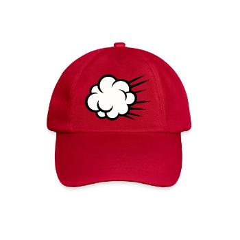 Wolkenbruch Karikatur - Baseballkappe - klassisch Rot - Vorne