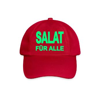 Salat - Baseballkappe - klassisch Rot - Vorne