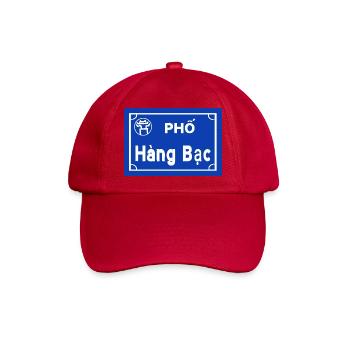 silberstraase in hanoi Vietnam  - Baseballkappe - klassisch Rot - Vorne