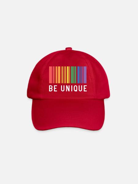 LGBT-Pride-Monat – Sei einzigartig - Baseballkappe - klassisch Rot