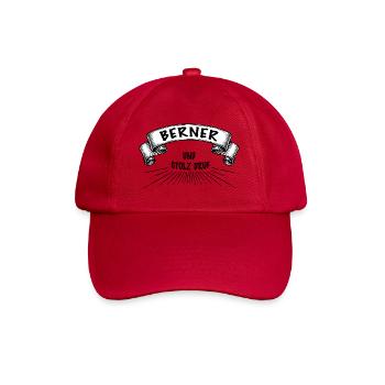 Berner und stolz druf - Baseballkappe - klassisch Rot - Vorne