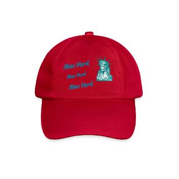 New York - Baseballkappe - klassisch Rot - Vorne