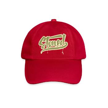 Stoned - Baseballkappe - klassisch Rot - Vorne