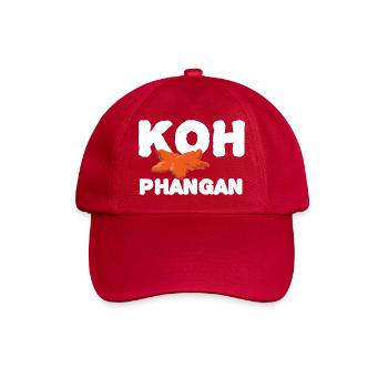Koh Phangan Text - Baseballkappe - klassisch Rot - Vorne