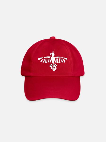 Die weiße Krähe - Baseballkappe - klassisch Rot