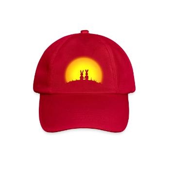 hase kaninchen Karnickel häschen bunny liebe - Baseballkappe - klassisch Rot - Vorne