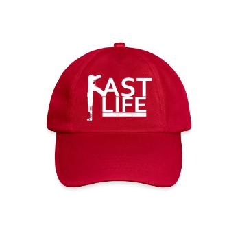 Fast Life - Baseballkappe - klassisch Rot - Vorne