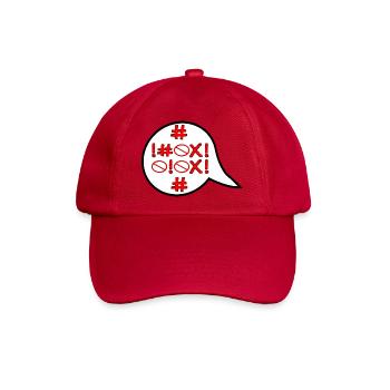 VERBOTEN - WÜTEND WUT - EMOTIONEN - Baseballkappe - klassisch Rot - Vorne