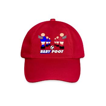Tischfußball - Baseballkappe - klassisch Rot - Vorne