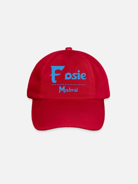Fosie – Malmö Himmelblaues Design - Baseballkappe - klassisch Rot