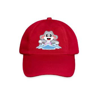 Hase Schwimmen Badeanzug Sommer - Baseballkappe - klassisch Rot - Vorne