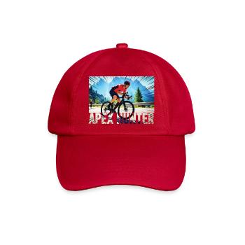APEX HUNTER Mountainbiker - Baseballkappe - klassisch Rot - Vorne