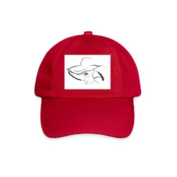 Hut Dame - Baseballkappe - klassisch Rot - Vorne
