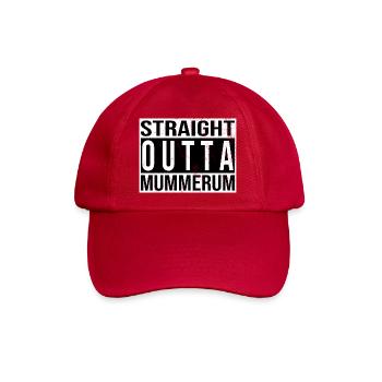 Straight Outta Mummerum | Mommenheim - Baseballkappe - klassisch Rot - Vorne