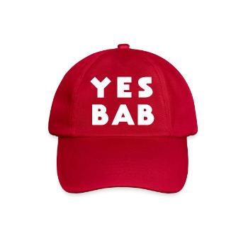 Ja Bab Birmingham Slang - Baseballkappe - klassisch Rot - Vorne