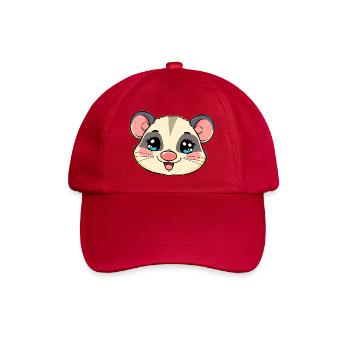 Opossum - Baseballkappe - klassisch Rot - Vorne
