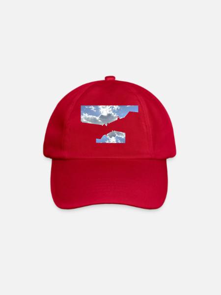 Grafische Skyline - Baseballkappe - klassisch Rot