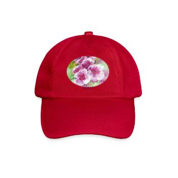 Grace – Lebendige Frühlingsblüten-Ellipse - Baseballkappe - klassisch Rot - Vorne