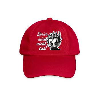 Sprich mich nicht an! Teenager - Baseballkappe - klassisch Rot - Vorne