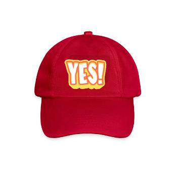 Yes! Knalliges Pop-Yes Design - Baseballkappe - klassisch Rot - Vorne