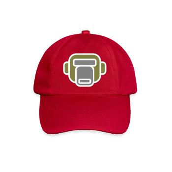 Affe - Baseballkappe - klassisch Rot - Vorne