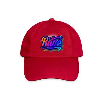 Rave - Baseballkappe - klassisch Rot - Vorne