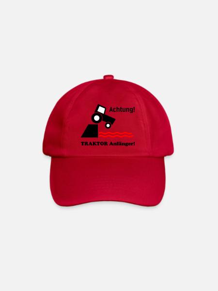 Traktor Anfaenger - Baseballkappe - klassisch Rot