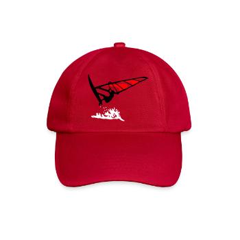 Windsurfing - Baseballkappe - klassisch Rot - Vorne
