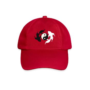 Yin und Yang Harmonie - Baseballkappe - klassisch Rot - Vorne