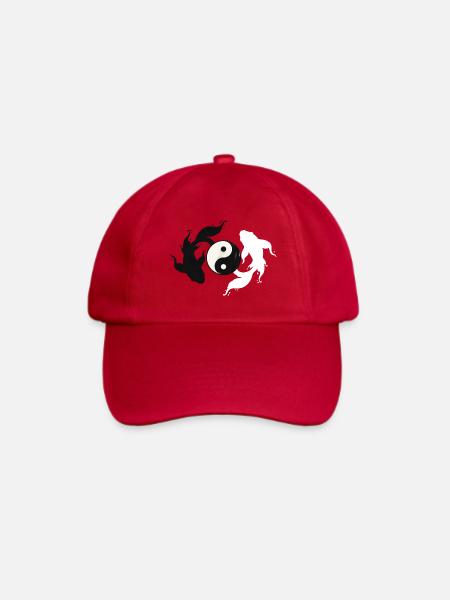 Yin und Yang Harmonie - Baseballkappe - klassisch Rot