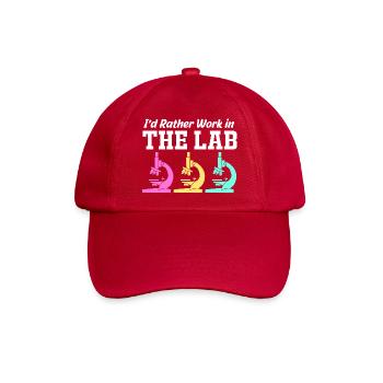 Laboratory Biologie Chemie Mikroskop Labor - Baseballkappe - klassisch Rot - Vorne