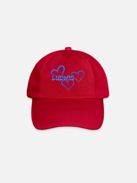 Vorname Ludwig - Baseballkappe - klassisch Rot