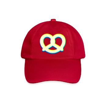 EDM Pretzel – Elektronische Tanzmusik - Baseballkappe - klassisch Rot - Vorne