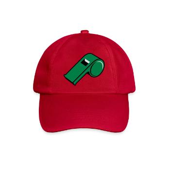 Pfeife - Baseballkappe - klassisch Rot - Vorne