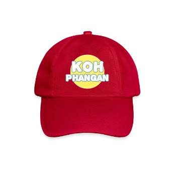 Vollmond K8h Pha-ngan K8h Phangan - Baseballkappe - klassisch Rot - Vorne