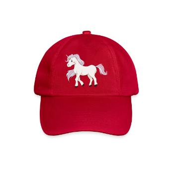 Einhorn - Baseballkappe - klassisch Rot - Vorne